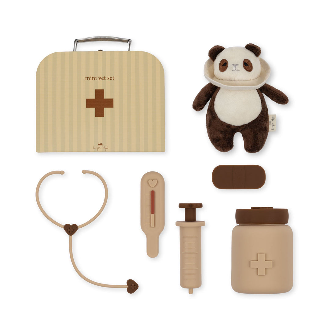 Panda Silicone Vet Set by Konges Sløjd - Maude Kids Decor