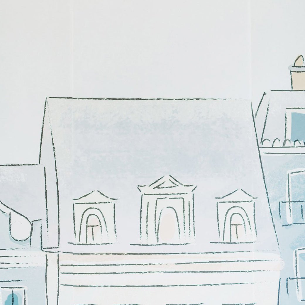 Parisian Street Wall Mural by Anewall - Maude Kids Decor