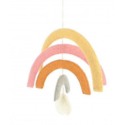 Pastel Rainbow Mobile by Fiona Walker England - Maude Kids Decor