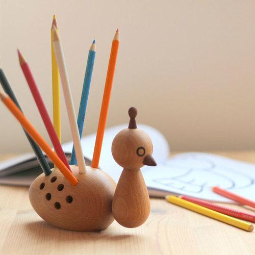Peacock Pencil Holder by EO Denmark - Maude Kids Decor