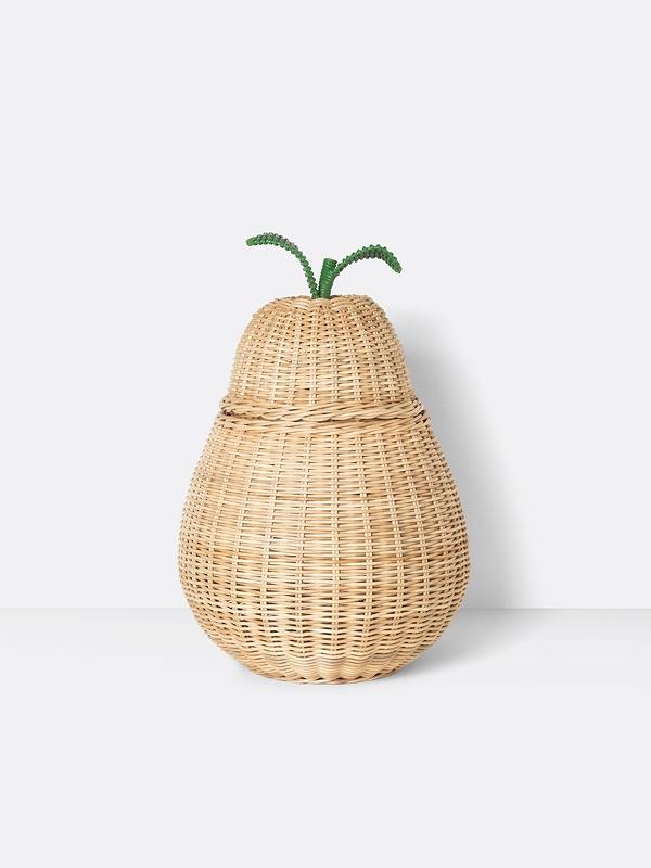 Pear Braided Storage Basket by Ferm Living - Maude Kids Decor