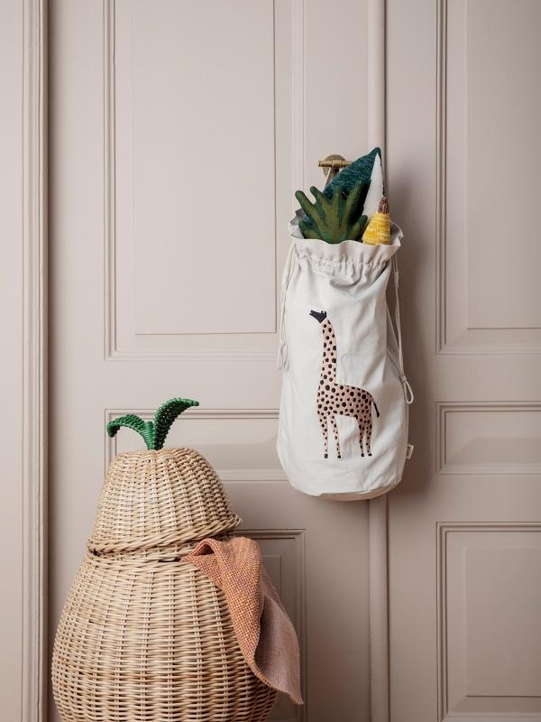Pear Braided Storage Basket by Ferm Living - Maude Kids Decor