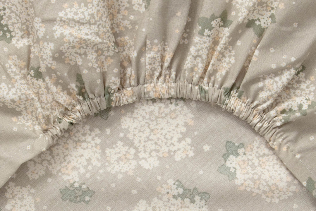 Percale Fitted Single Sheet | Dogwood by Garbo &amp; Friends - Maude Kids Decor
