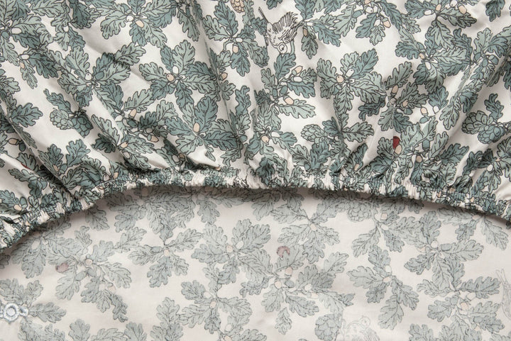Percale Fitted Single Sheet | Woodlands by Garbo &amp; Friends - Maude Kids Decor