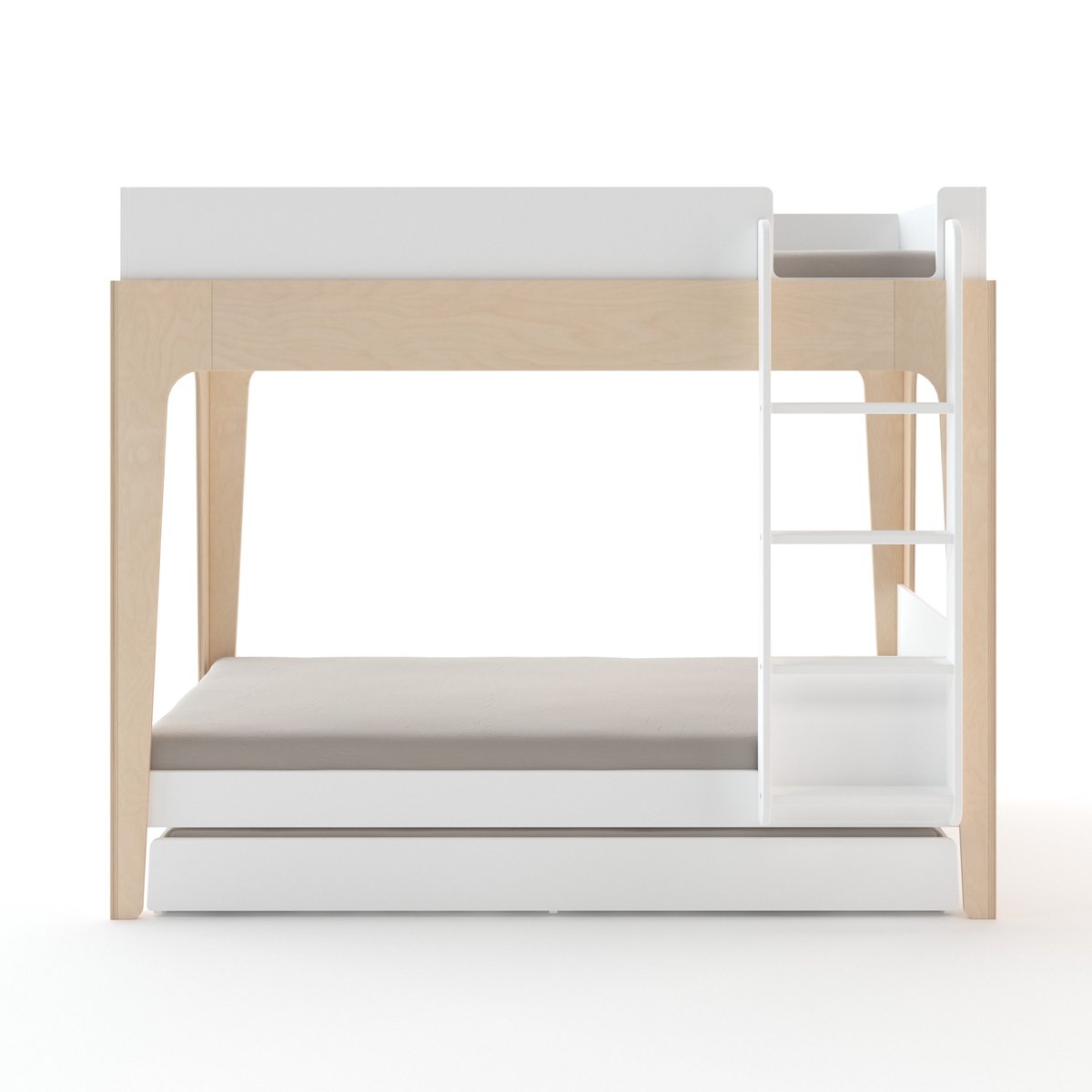 Perch Twin Bunk Bed with Perch Trundle by Oeuf - Maude Kids Decor