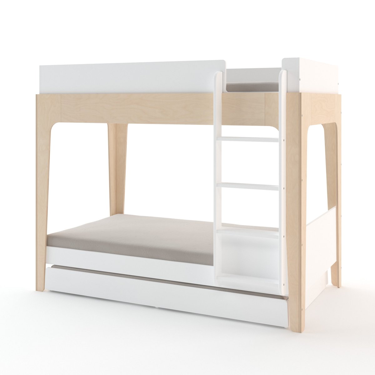 Perch Twin Bunk Bed with Perch Trundle by Oeuf - Maude Kids Decor