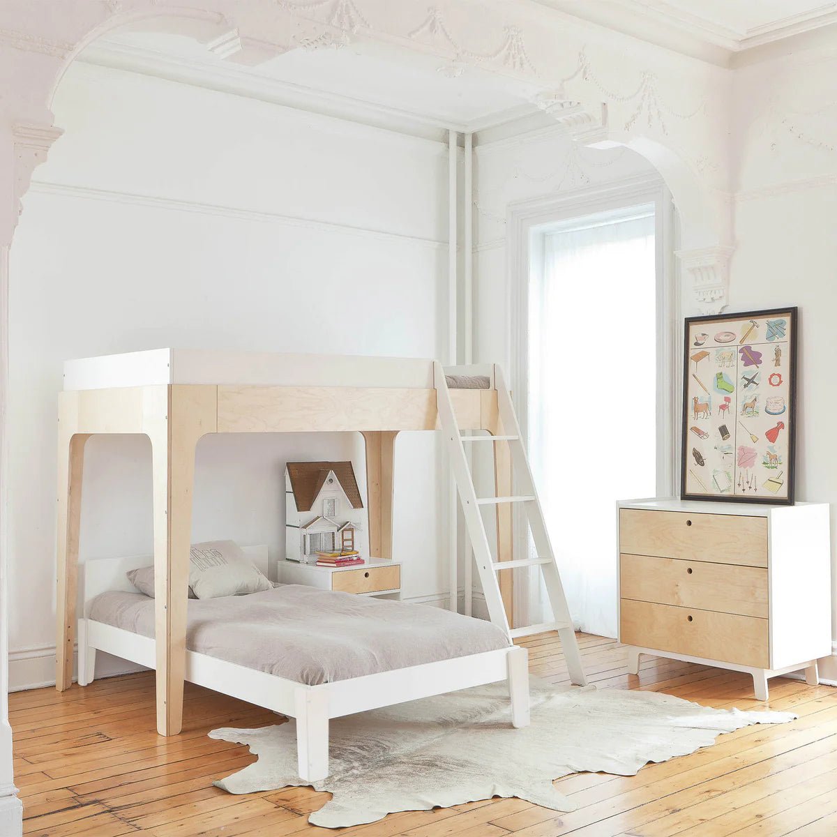 Perch Twin Size Loft Bed by Oeuf - Maude Kids Decor