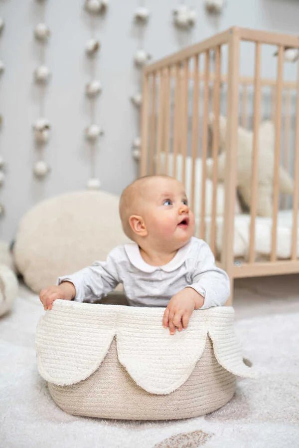 Petals Basket by Lorena Canals - Maude Kids Decor