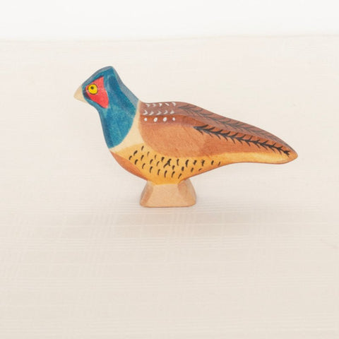 Pheasant Wooden Figurine by HolzWald - Maude Kids Decor