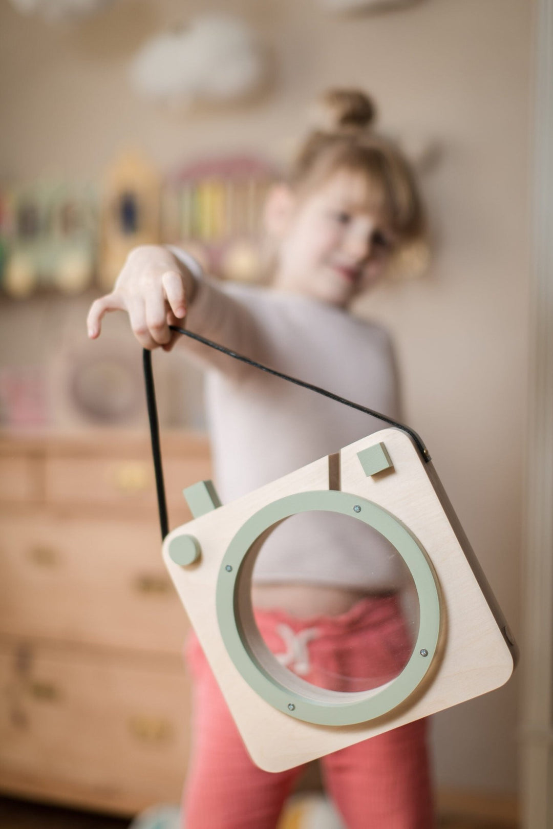 Photo Shaped Piggy Bank "Insta Munny" | Sage Green by Up! Warsaw - Maude Kids Decor
