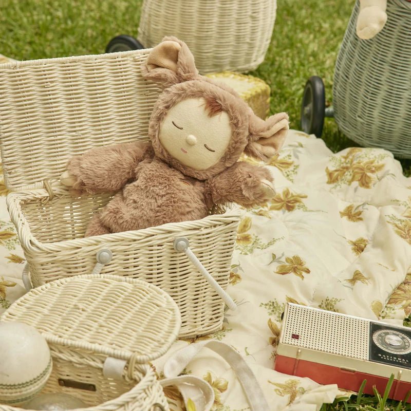 Piki Rattan Basket by Olliella - Maude Kids Decor