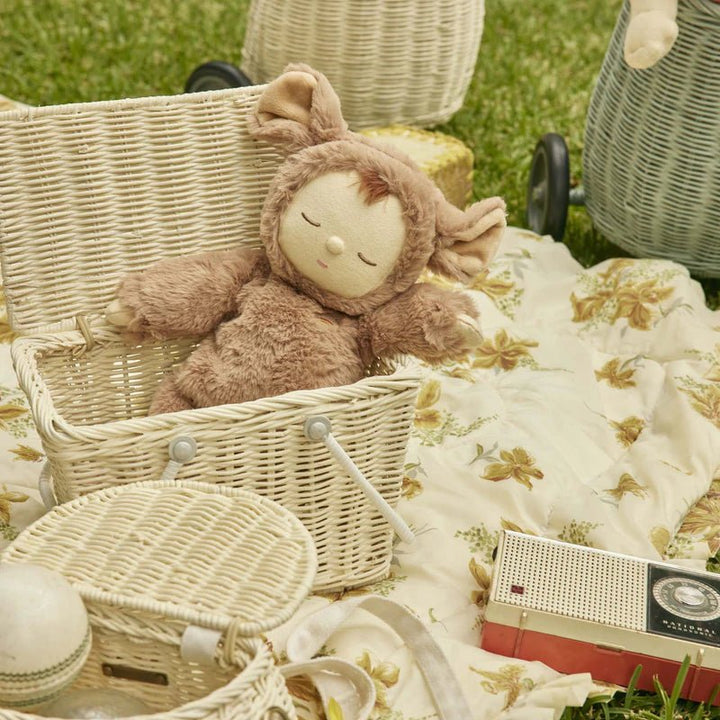 Piki Rattan Basket by Olliella - Maude Kids Decor
