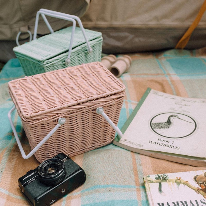 Piki Rattan Basket by Olliella - Maude Kids Decor