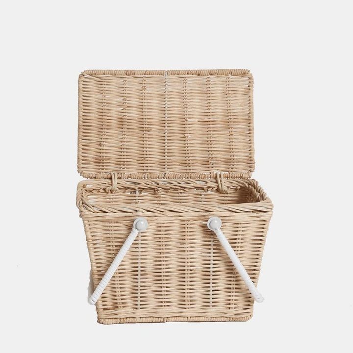 Piki Rattan Basket by Olliella - Maude Kids Decor