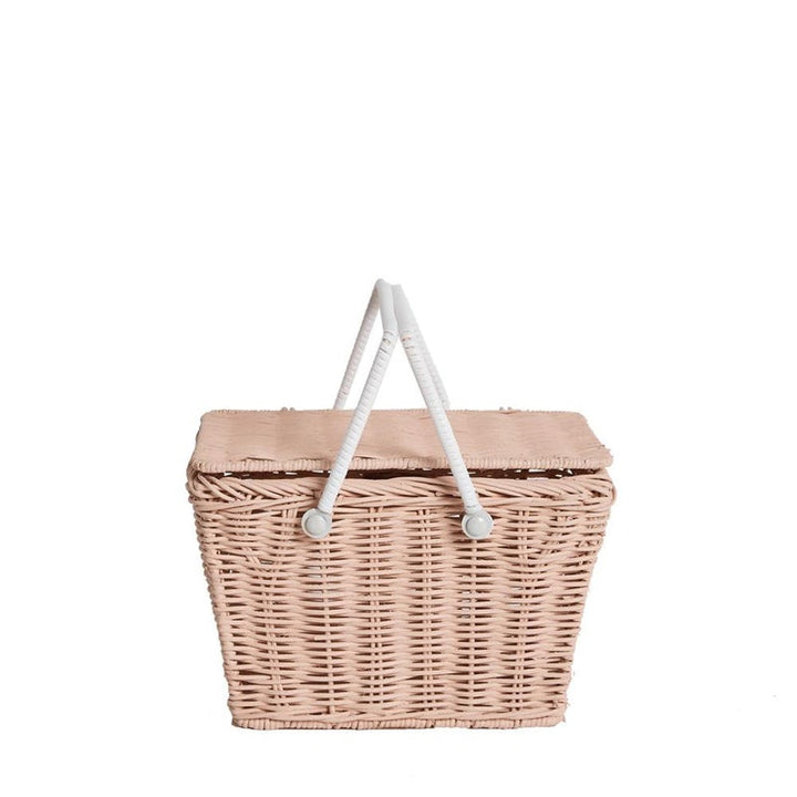 Piki Rattan Basket by Olliella - Maude Kids Decor