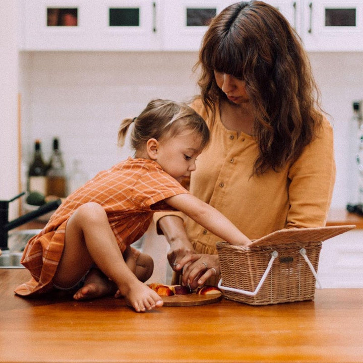 Piki Rattan Basket by Olliella - Maude Kids Decor