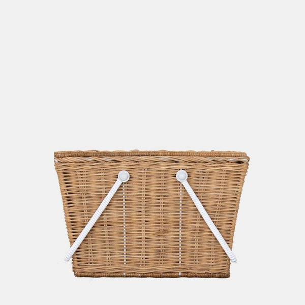 Rattan Hutch Small Basket by Olliella – Maude Kids Decor