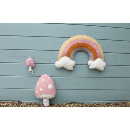 Pink Mushroom Hook by Fiona Walker England - Maude Kids Decor