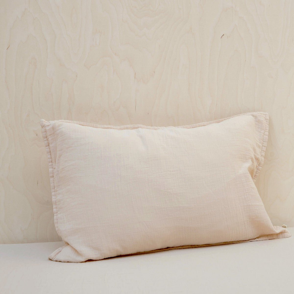 Plain Cotton Gauze Pillowcase by Gabrielle Paris - Maude Kids Decor