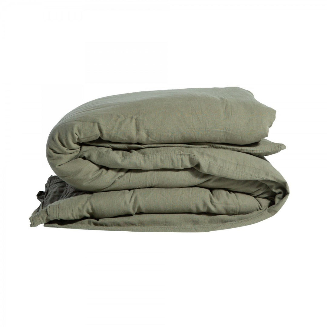 Plain Cotton Gauze Single Duvet Cover by Gabrielle Paris - Maude Kids Decor