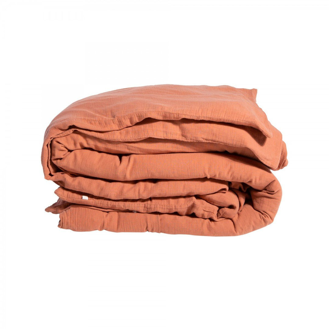 Plain Cotton Gauze Single Duvet Cover by Gabrielle Paris - Maude Kids Decor