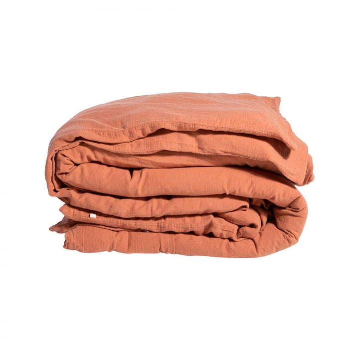 Plain Cotton Gauze Single Duvet Cover by Gabrielle Paris - Maude Kids Decor