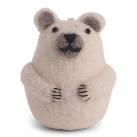 Polar Bear Small Christmas Ornament by Én Gry & Sif - Maude Kids Decor