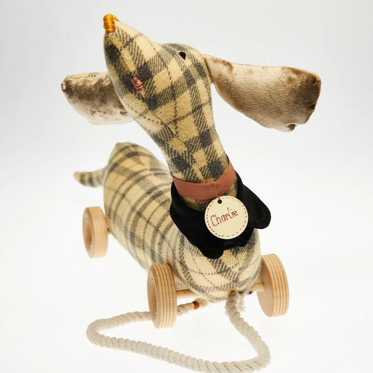 Puppy Pull Toy by Brownstone Playhouse - Maude Kids Decor