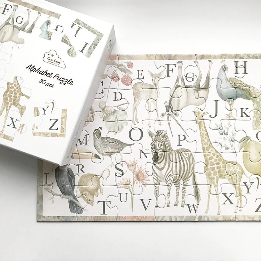 Puzzle | Alphabet Animals by Cam Cam Copenhagen - Maude Kids Decor