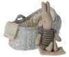 Rabbit in Carry Cot, Micro by Maileg - Maude Kids Decor