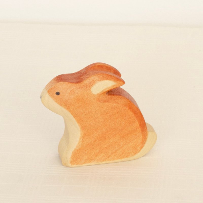 Rabbit Wooden Figurine | Sitting by HolzWald - Maude Kids Decor