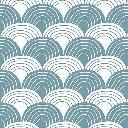 Rainbows Basket/Cradle Baby Fitted Sheet by Swedish Linens - Maude Kids Decor