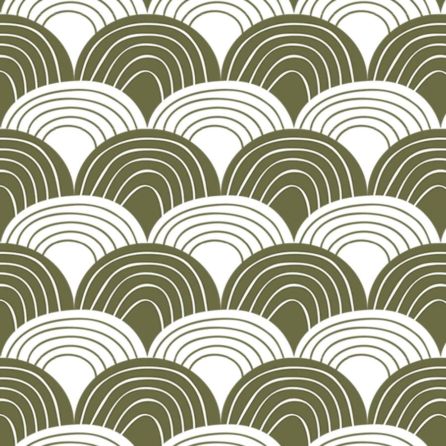 Rainbows Crib Fitted Sheet by Swedish Linens - Maude Kids Decor