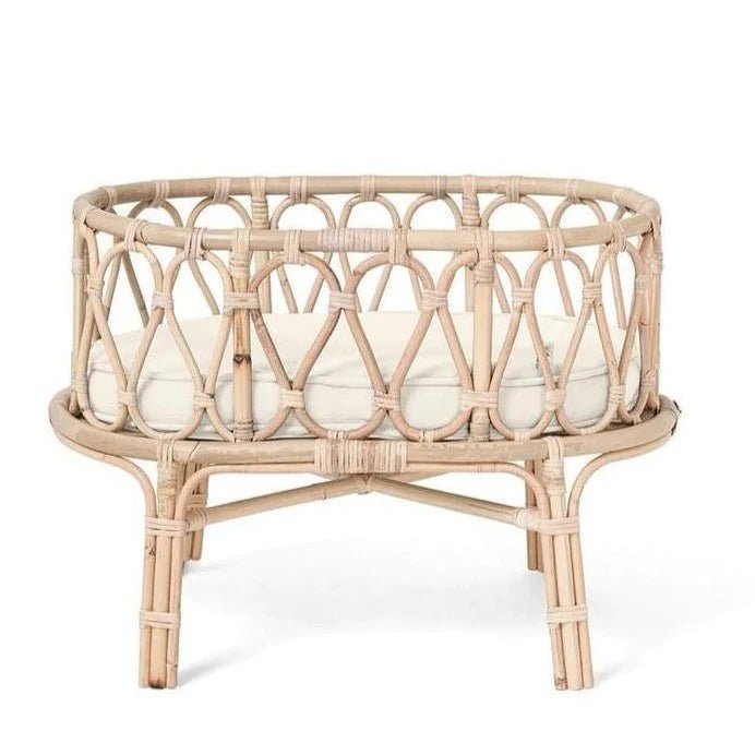 Baby doll wicker bassinet clearance