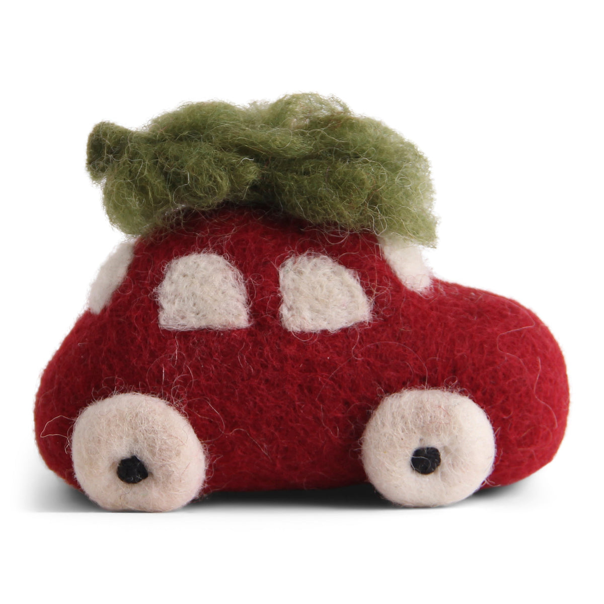 Red Car with Tree Christmas Ornament by Én Gry & Sif - Maude Kids Decor