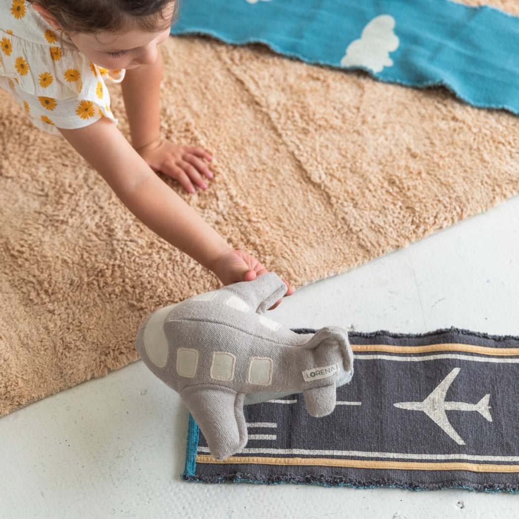 Ride &amp; Roll Airplane by Lorena Canals - Maude Kids Decor