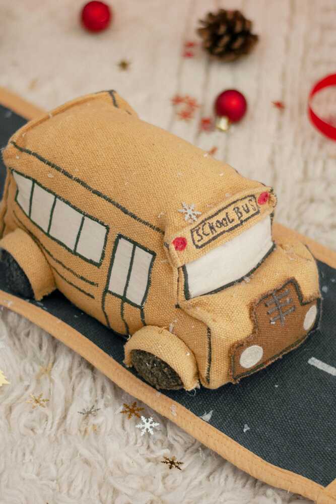 Ride &amp; Roll School Bus by Lorena Canals - Maude Kids Decor