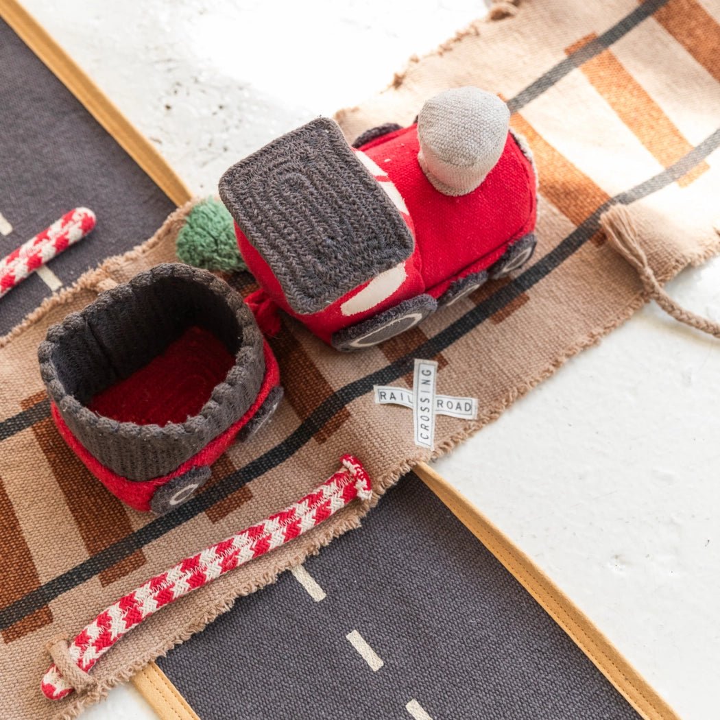 Ride &amp; Roll Train by Lorena Canals - Maude Kids Decor