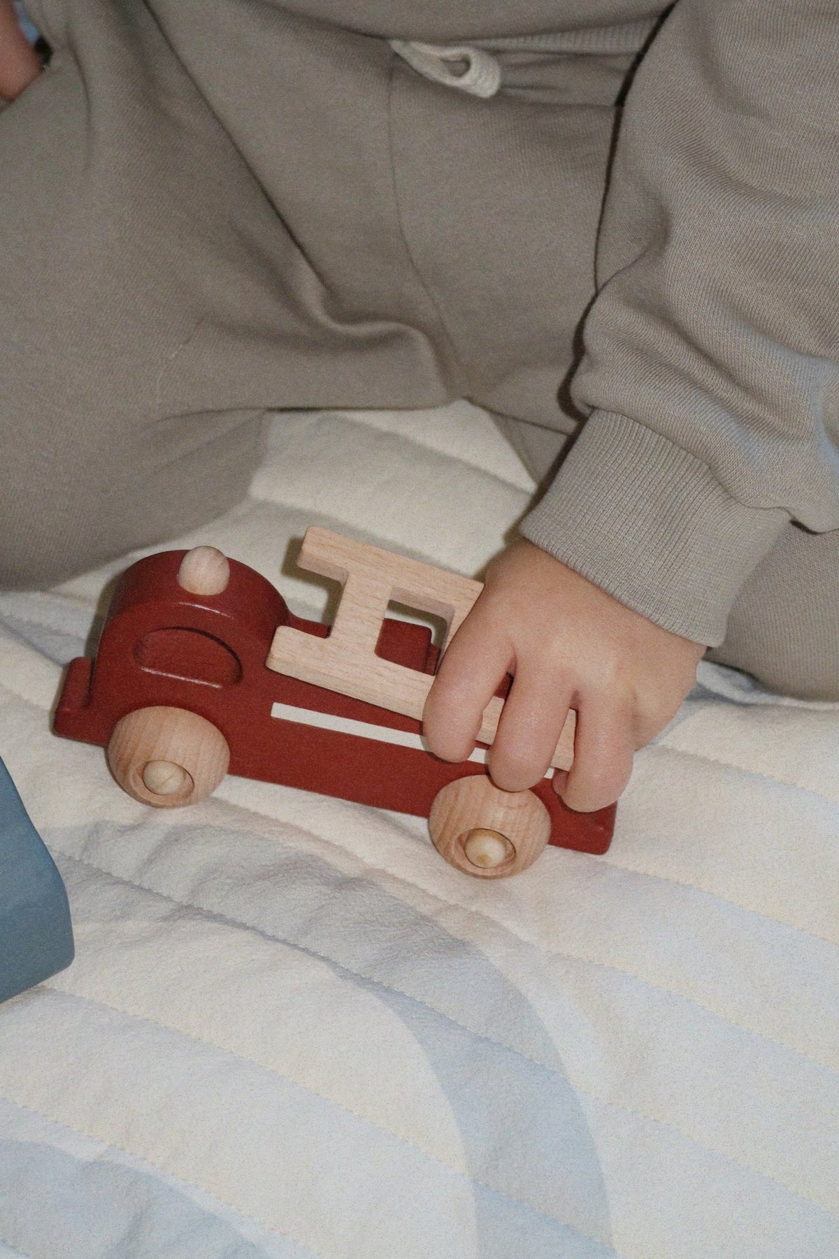 Rolling Wooden Fire Truck by Konges Sløjd - Maude Kids Decor