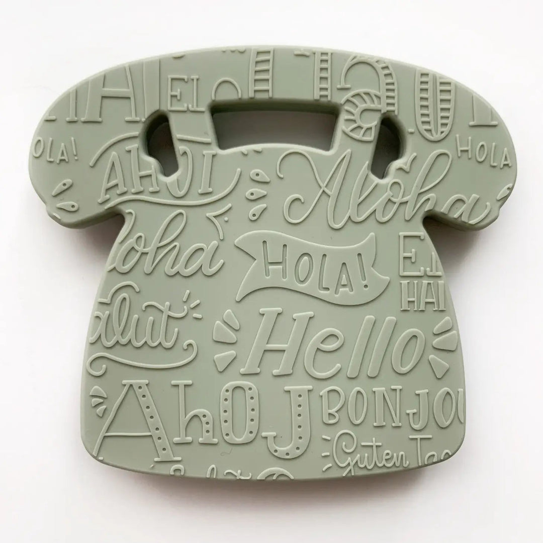 Rotary Dial Phone Silicone Teether by Gummy Chic - Maude Kids Decor