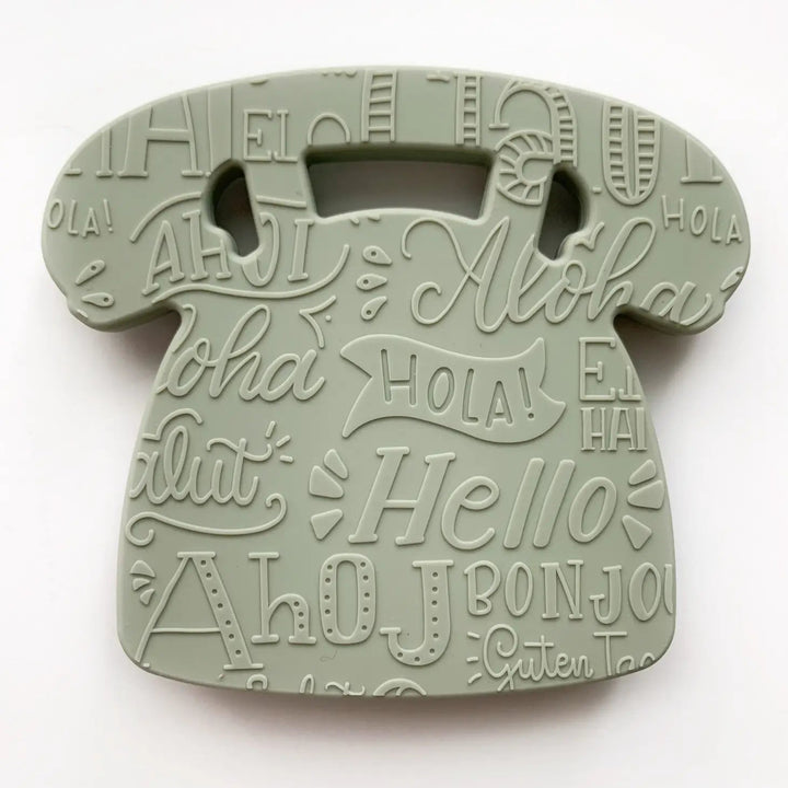 Rotary Dial Phone Silicone Teether by Gummy Chic - Maude Kids Decor