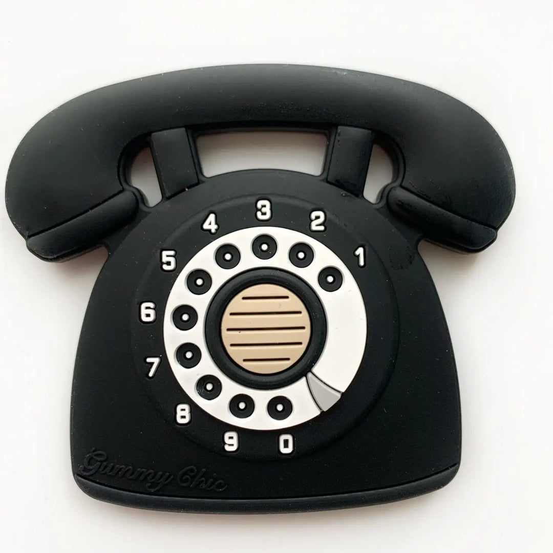 Rotary Dial Phone Silicone Teether by Gummy Chic - Maude Kids Decor