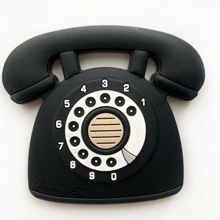 Rotary Dial Phone Silicone Teether by Gummy Chic - Maude Kids Decor