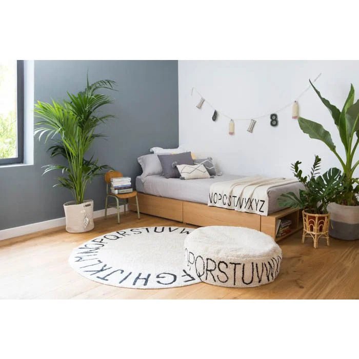 Round ABC Washable Rug by Lorena Canals - Maude Kids Decor