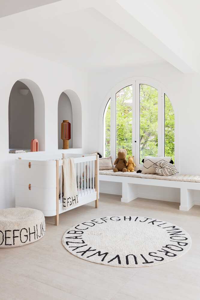 Round ABC Washable Rug by Lorena Canals - Maude Kids Decor