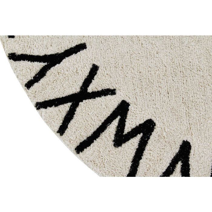 Round ABC Washable Rug by Lorena Canals - Maude Kids Decor