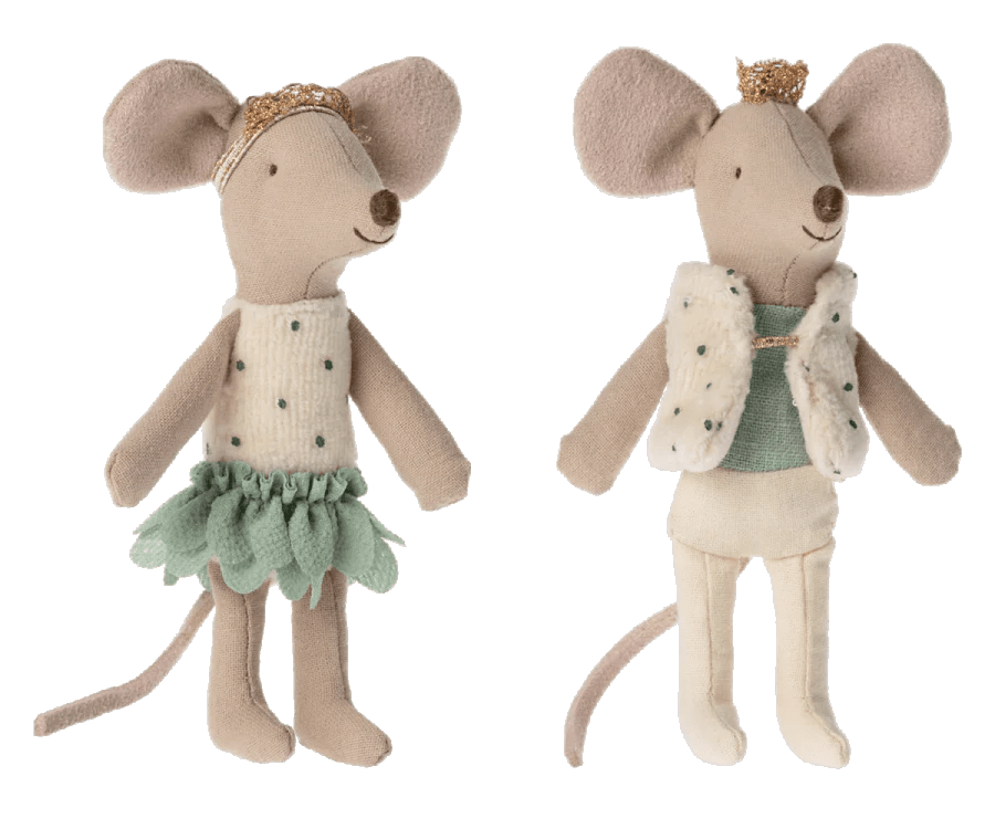 Royal Twins Mice, Little Sister and Brother in Box | Royal Collection by Maileg - Maude Kids Decor