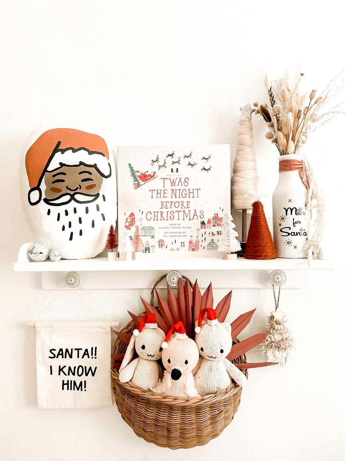 Santa!! I Know Him! Hanging Sign by Imani Collective - Maude Kids Decor