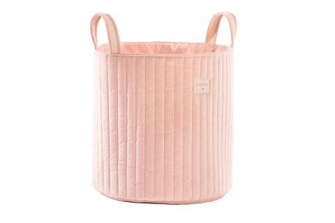 Savanna Velvet Toy Bag | Bloom Pink by Nobodinoz - Maude Kids Decor