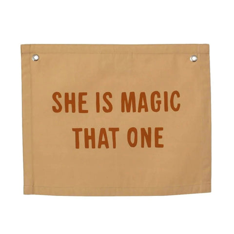 She is Magic Canvas Banner by Imani Collective - Maude Kids Decor